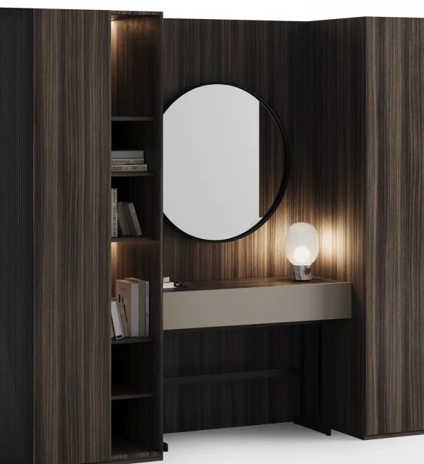 COLLECT WALNUT Birou Make-up - imagine 2