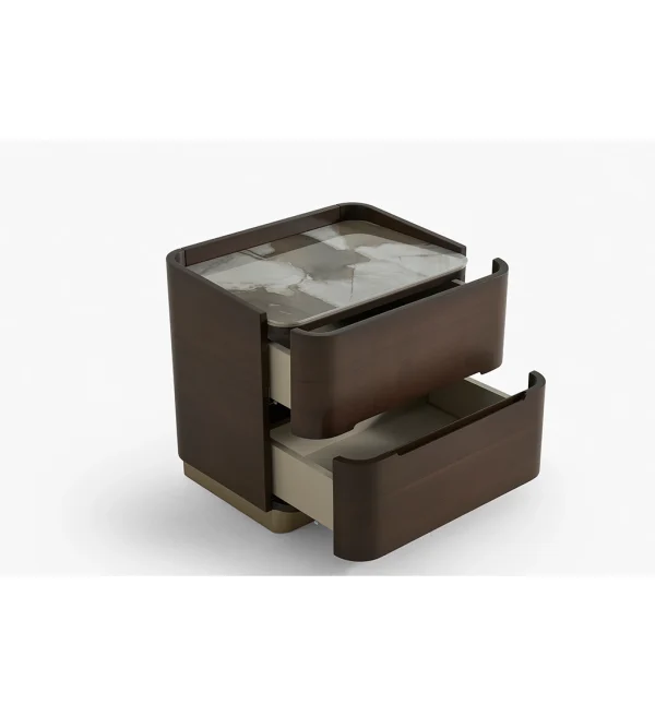 TAWNY Set noptiere blat portelan - imagine 3