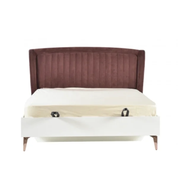 GARNETH Tablie pat 160 cm gray