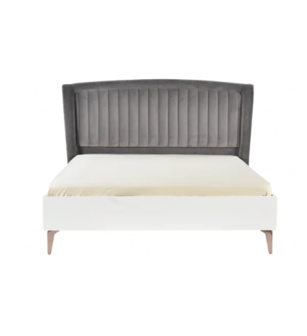 GARNETH Tablie pat 160 cm gray - imagine 2
